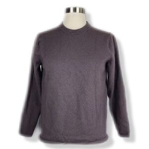 Artefact 100% Merino Wool Purple Crewneck Jumper Sweater M